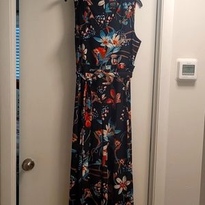 ECI rompers, black/multi colored, size M.